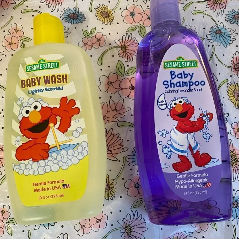 🛍Sasame Street Baby Wash & Baby Shampoo lightly Scented Calming Lavender Scent
